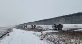Obwodnica Sztabina z estakadą. Trwa jej budowa