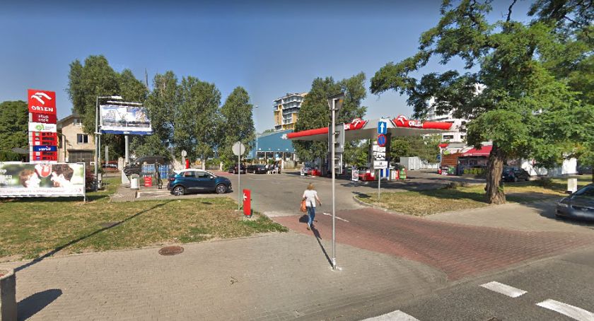 Ul. Chodakowska - chwile grozy: próbował podpalić stację