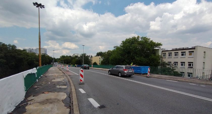 Trwa remont wiaduktu ulicy Saskiej