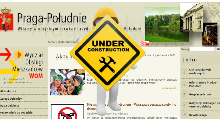 Urząd dzielnicy Praga Południe będzie miał nową stronę internetową
