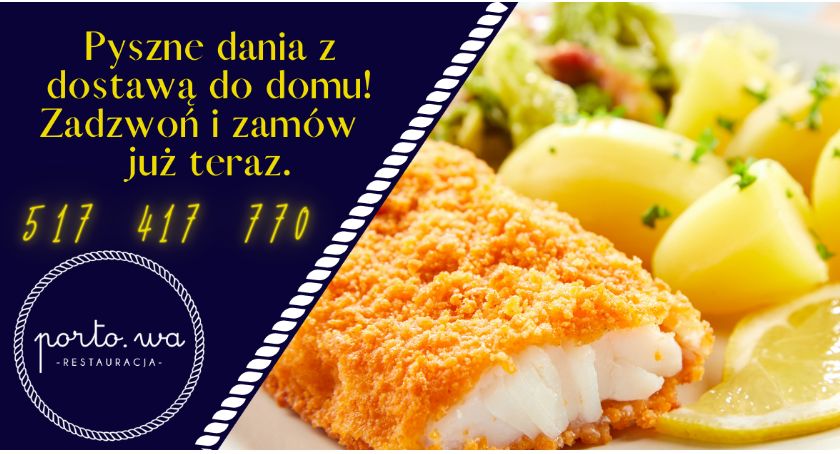 Dania rybne z restauracji Porto.wa już z dowozem