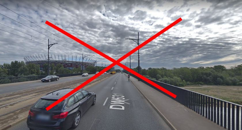 Weekend bez tramwajów na moście Poniatowskiego