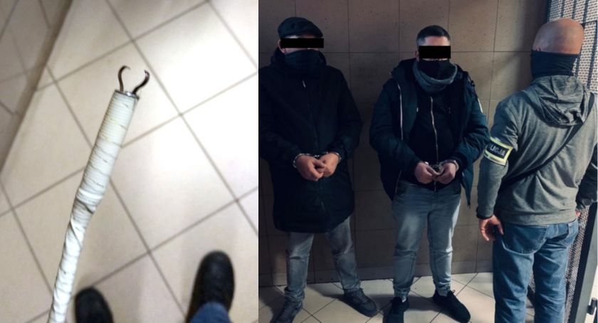Okradali na bazarze Szembeka przy użyciu chwytaka sprężynowego