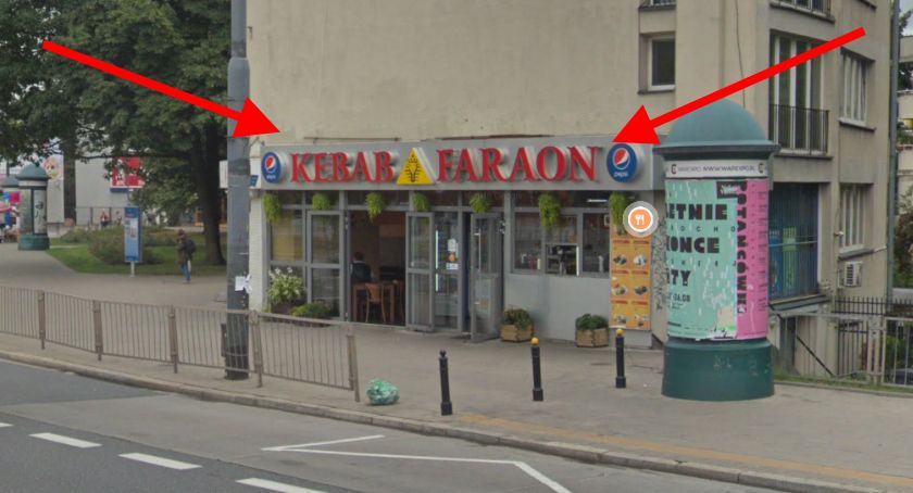 Kebab Faraon z Ronda Waszyngtona z... 26 tys złotych kary za szyld
