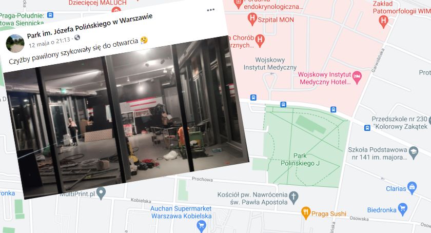 Co się dzieje z pawilonami w Parku Polińskiegi?