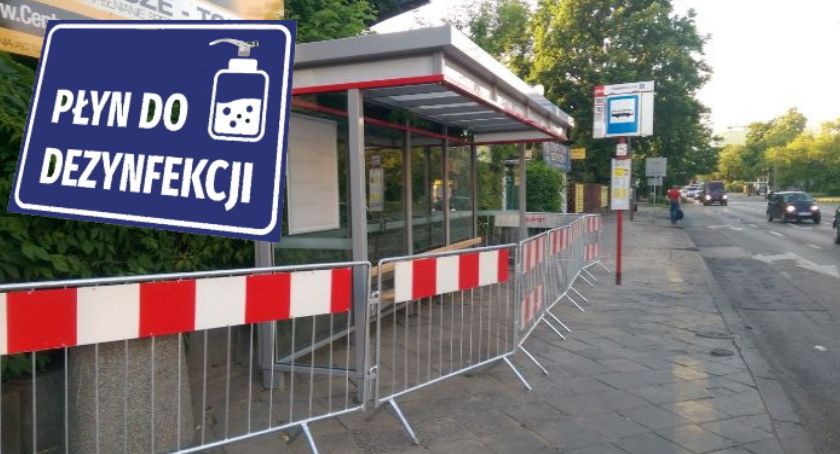 Płyn dezynfekujący na każdym przystanku Pragi Południe?
