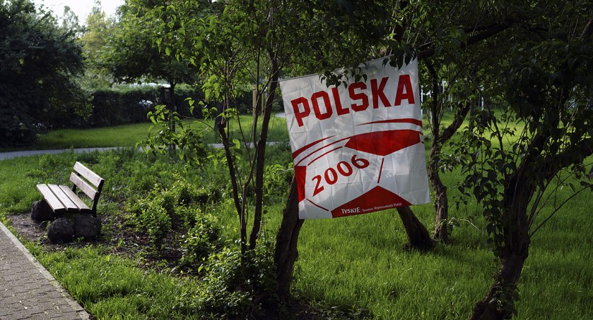 Strefa kibica przy ulicy Kinowej