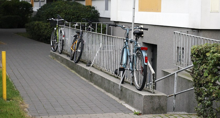 Parkowanie rowerów na Grochowie