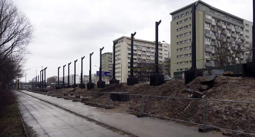 Wielka budowa na Saskiej Kępie