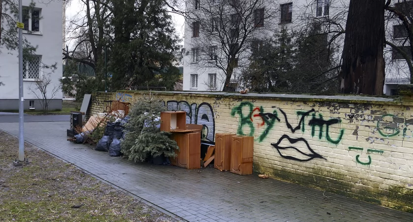Saska Kępa i śmietnikowe wystawki