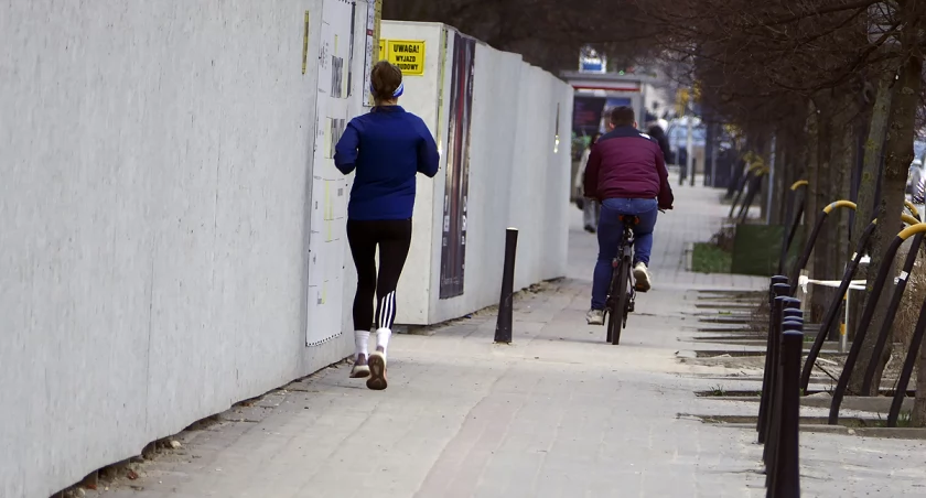 Droga dla rowerów na ulicy Grochowskiej