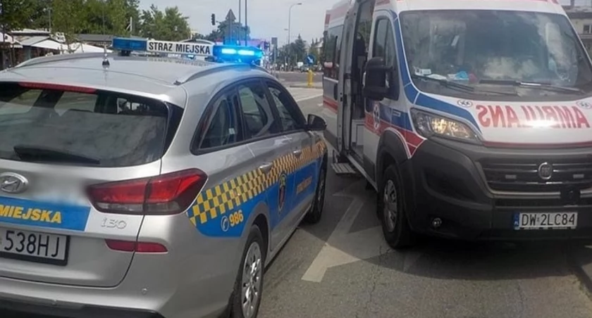 Pieszy potrącony przez skuter