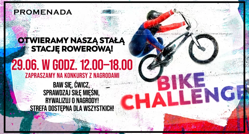 Promenada Bike Challenge. Rozpocznij wakacje sportową rywalizacją