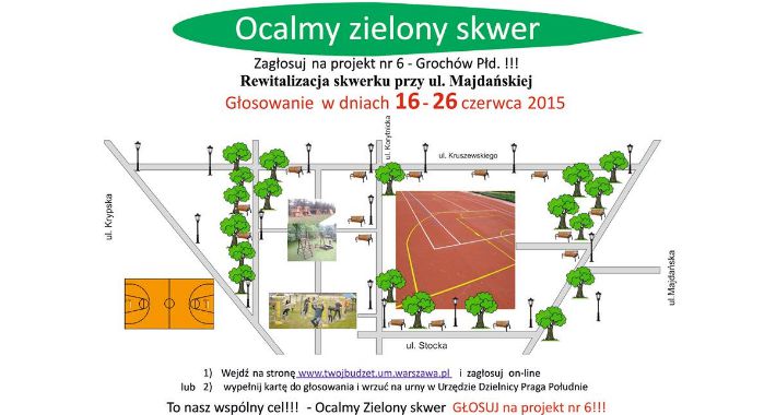 Rewitalizacja skwerku przy ul. Majdańskiej