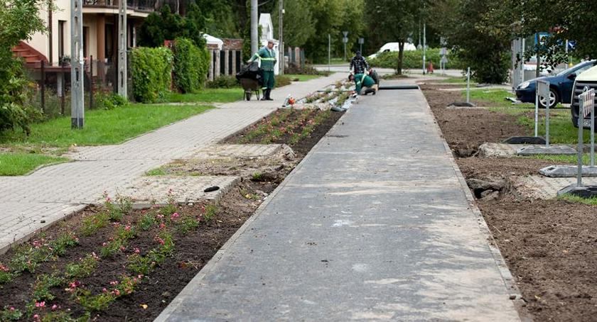 Prace idą pełną parą - komfortowo i bezpiecznie rowerem na Szaserów