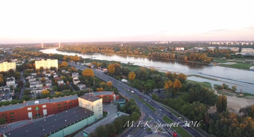 Saska Kępa z lotu drona [FILM]