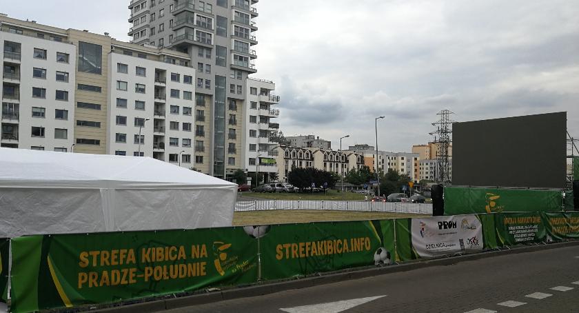 Strefa kibica na Gocławiu już gotowa [ZDJĘCIA]