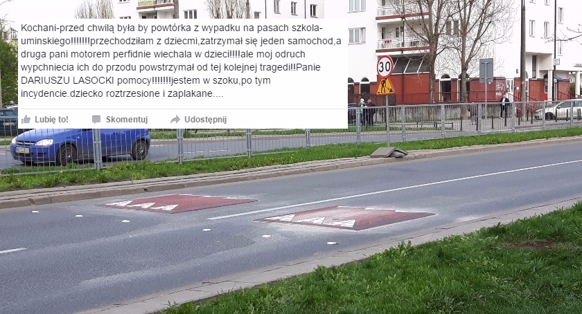 O krok od kolejnej tragedii na przejściu na Umińskiego