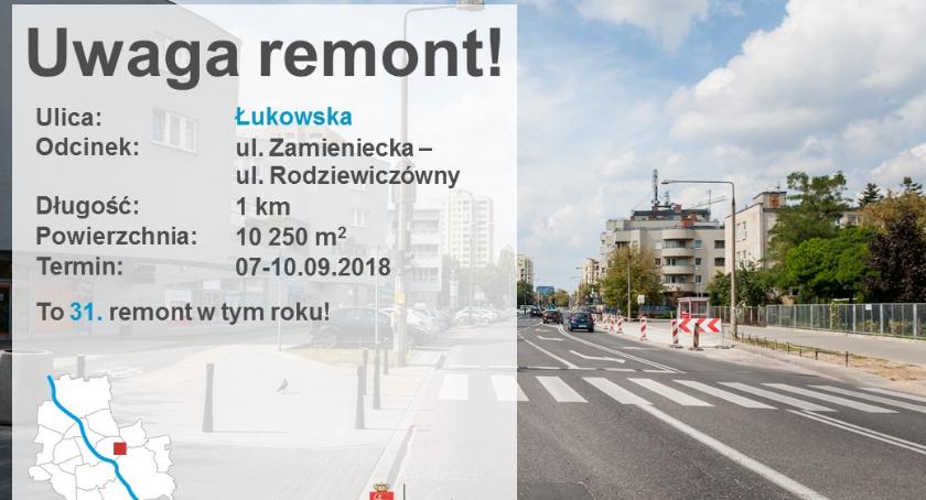 W weekend wymiana nawierzchni na Łukowskiej
