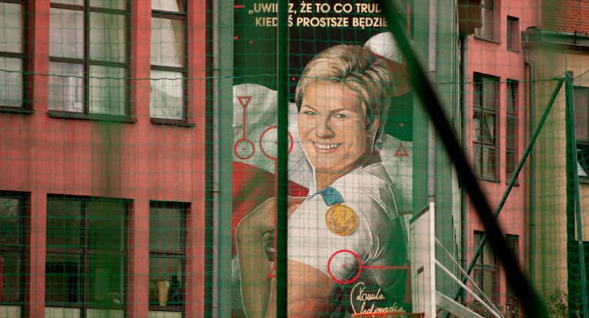 Mural Kamili Skolimowskiej na Gocławiu