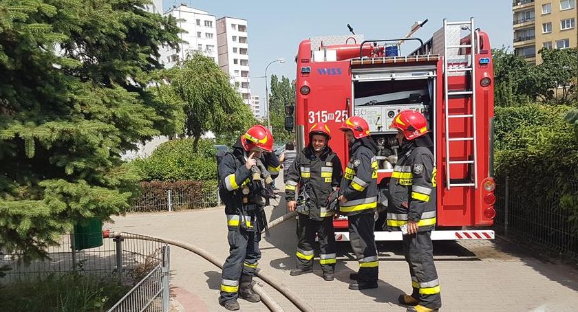 Gocław. Na balkonie wybuchła elektryczna hulajnoga