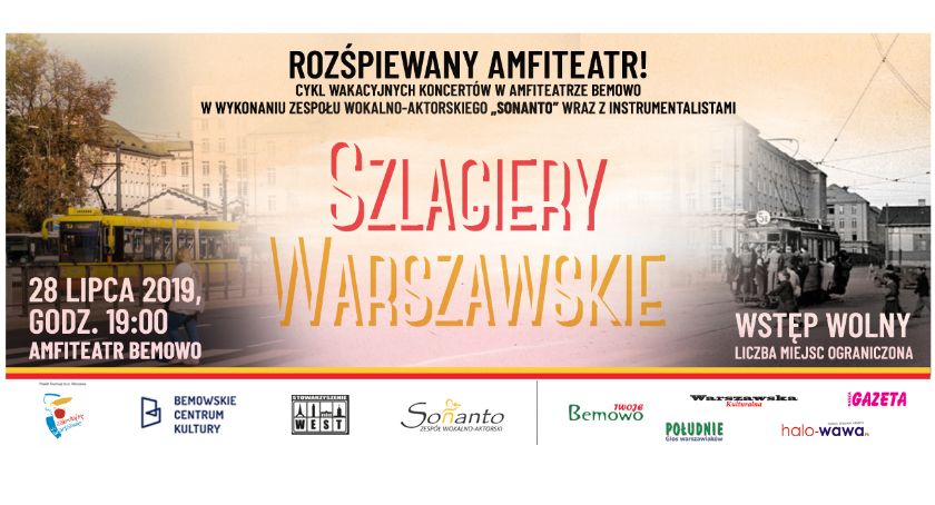 Cykl wakacyjnych koncertów w amfiteatrze Bemowo - wstęp wolny!