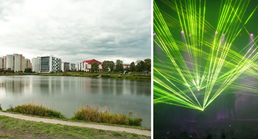Pokazy laserów w Parku nad Balatonem w ramach 28 Finału WOŚP