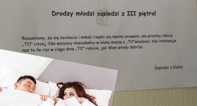 Sąsiedzki apel. Róbcie TO ciszej