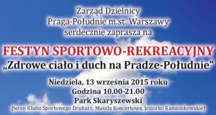 Festyn sportowo-rekreacyjny w Skaryszewskim
