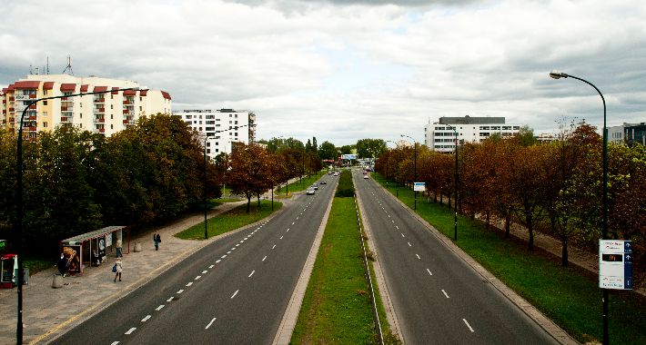 Grochów widziany z kładek na Ostrobramskiej i Stanów Zjednoczonych