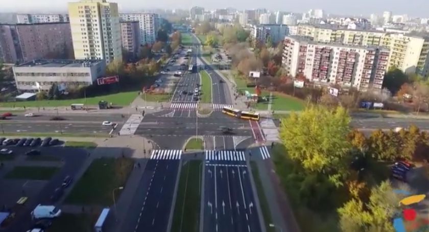 Tramwaj na Gocław - lot dronem nad projektowaną trasą