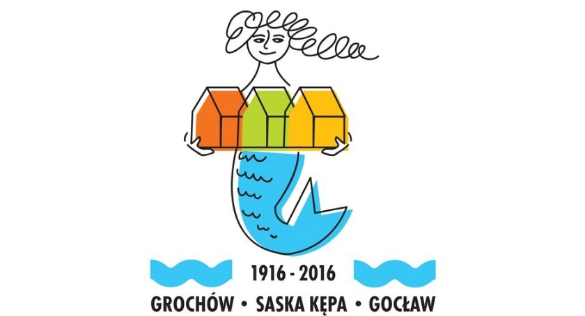 Logo obchodów 100 lecia przyłączenia Grochowa, Saskiej Kępy i Gocławia do Warszawy wybrane!