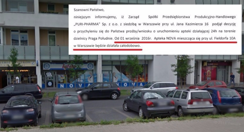 Na Gocławiu będzie pierwsza apteka otwarta 24h