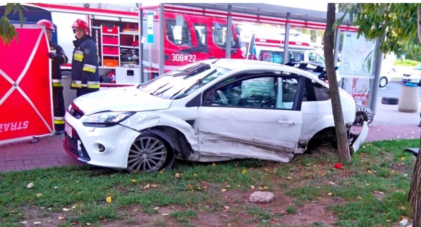 Straż publikuje zdjęcia z tragicznego wypadku na Gocławiu