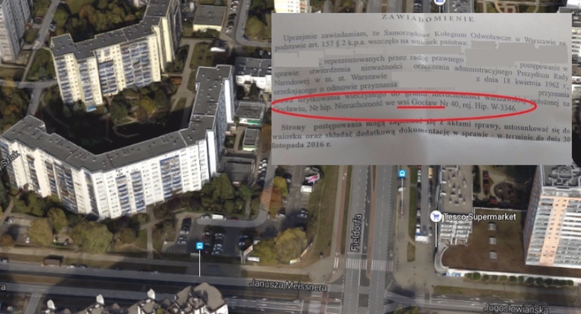 Mieszkańcy bloków przy ul. Meissnera dostali zawiadomienia ws. reprywatyzacji gruntów