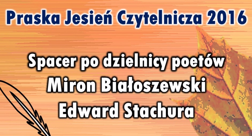 Spacer po dzielnicy poetów [ZAPROSZENIE]