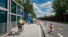 Przebudowa ciągu pieszo-rowerowego przy Wale Miedzeszyńskim u zbiegu z ul. Kryniczną