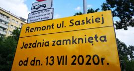 Rusza generalny remont ul. Saskiej. Utrudnienia do końca wakacji