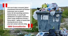 SBM Grenadierów: opłaty za śmieci DZIESIĘCIOKROTNIE wyższe!