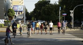 Park Skaryszewski i rowerzyści