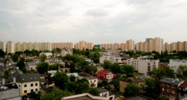 Panorama Grochowa z dachu Centrum Szembeka [ZDJĘCIA]