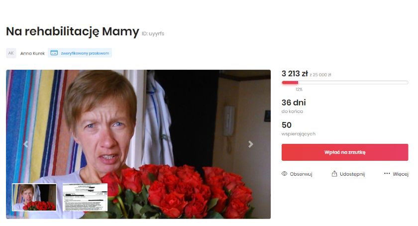 W Szczecinku chcą pomóc kochanej mamie. Trwa zbiórka