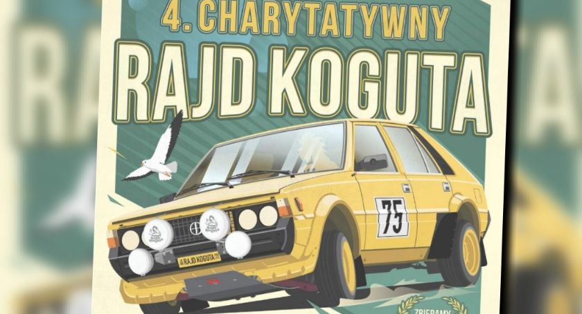 Kultowy Rajd Koguta z trasą przez Szczecinek! Będą pomagać dzieciom