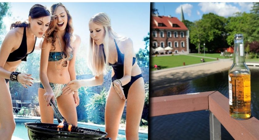 Czy można zrobić grilla i napić się piwa na pomoście w Szczecinku?