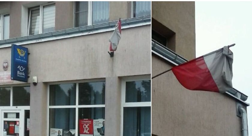Szaro-czerwona przy poczcie w Szczecinku. Czytelniczka: Tak się nie godzi!