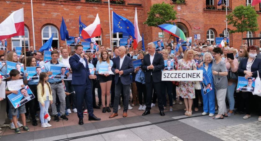 Rafał Trzaskowski w Szczecinku: Prezydent będzie twardy i będzie stawiał weto