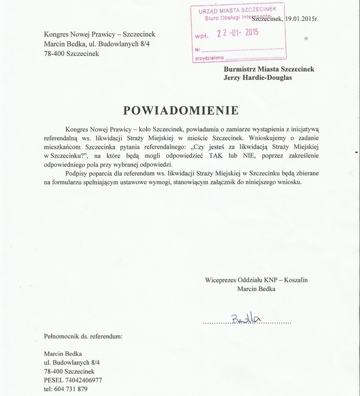 Chcą zlikwidować Straż Miejską. Przygotowania do referendum już ruszyły