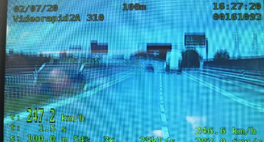 Pędził obwodnicą Szczecinka 247 km/h. To rekord!