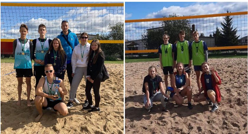 Mistrzostwa Powiatu w siatkówce plażowej. Najlepsze I LO i ZSS STO
