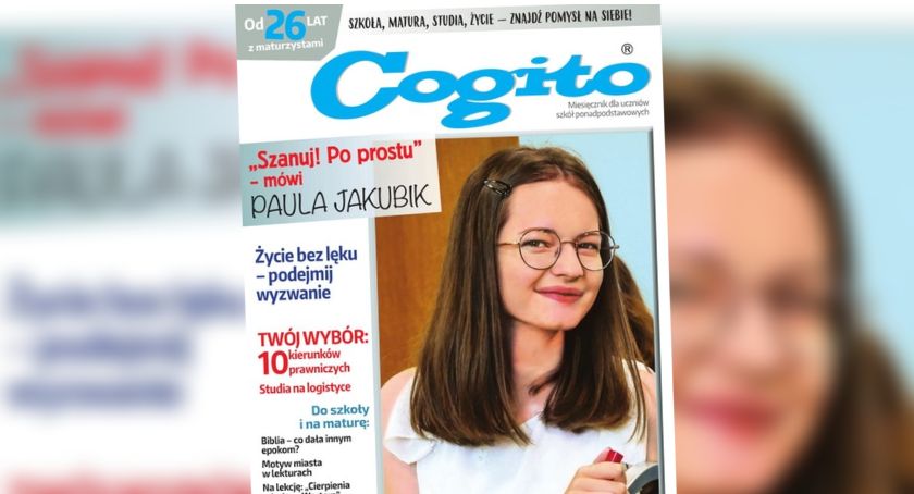 Paula Jakubik z I LO na okładce ogólnopolskiego miesięcznika!